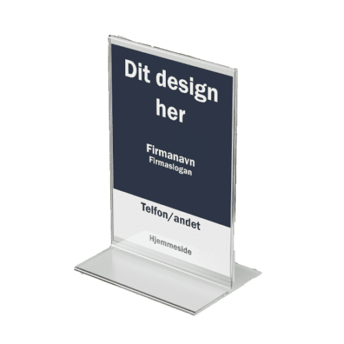 A4 bordskilt med eget design